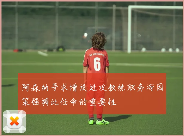 阿森纳寻求增设进攻教练职务海因策强调此任命的重要性